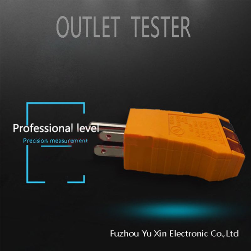 Safety US Plug Outlet Tester Receptacle Socket Detector for Standard AC Outlets X4YD