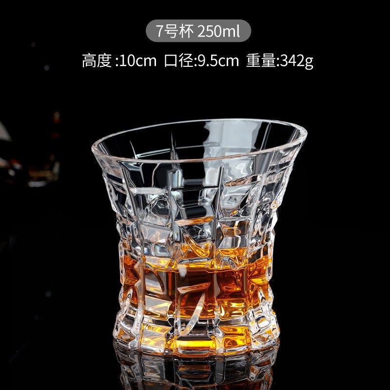 Glass Bar Hotel Home whisky beer glass wine Crystal Wine Glass Wine Set good Multiple styles can be selected: H