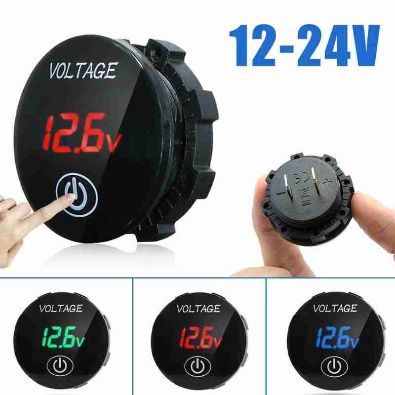 Dc 12V-24V Led Panel Digital Voltage Volt Meter