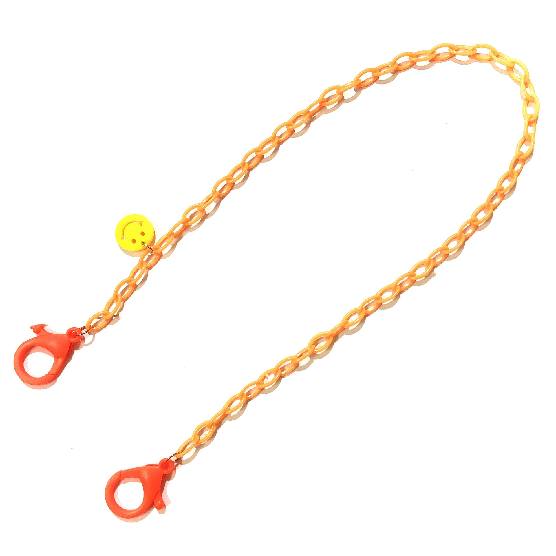Portable Mask Lanyard Bling Face Mask Lanyard Safety Mask Ear mask Holder Rope Hanger Neck String Mask Chain Anti-Loss: Orange