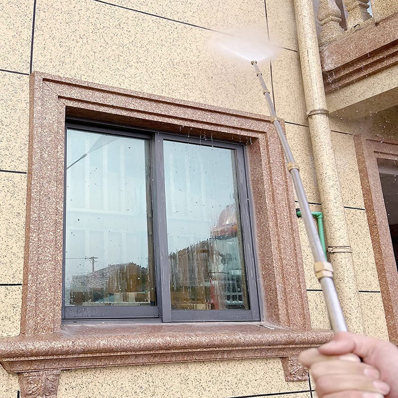 Pressure Washer Wand Extension,240 Degree Rotation Pivoting Coupler, Pressure Washer Nozzles Pressure Washer Attachment