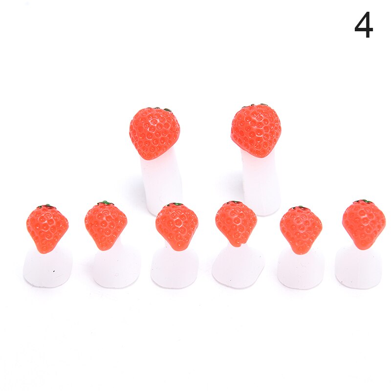 8 stk/sett tå silikon separator pedikyr blomst vanndråpe separator negle fotpleie verktøy nail art verktøy: Plomme