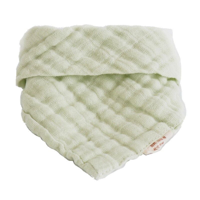 Baby Lätzchen 6 Schichten Blick Junge Mädchen Bandana Spucktuch Baumwolle Baby Schal Neugeborenen Fütterung Speichel Handtuch Dusche: Grün