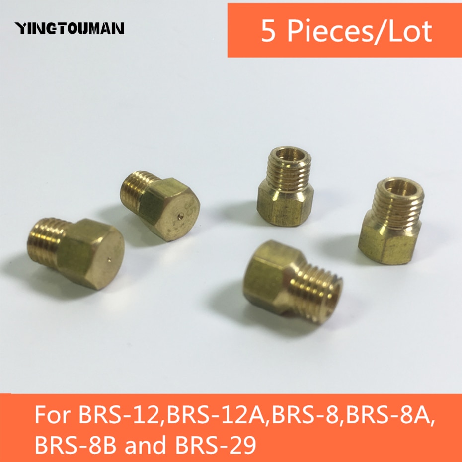 Originale dele originale fittings brændstof mundstykke til brs mærke udendørs camping olie komfur brs -12, brs -12a, brs -8a, brs -8b og brs -29