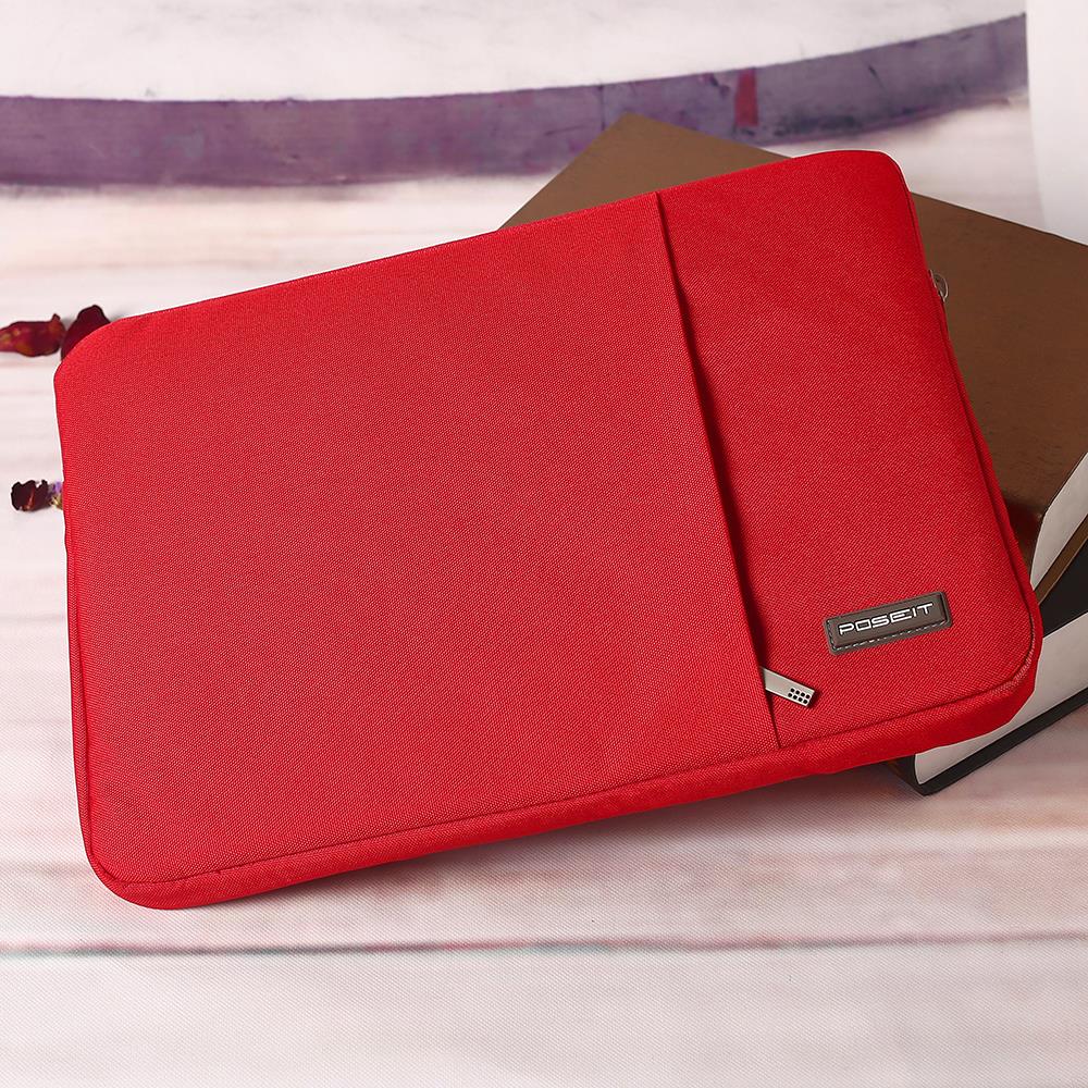 Laptop Bag 15.6 inch Tablet Notebook Sleeve Case Bag Pouch Cover For HP Lenovo ThinkPad Dell Acer Dell 15.6 inchs: Red