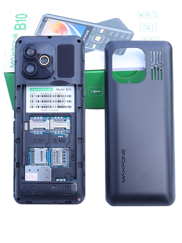Prezzo basso Telefono cellulare per anziani Tre schede SIM 2.8 "Grande schermo Grande pulsante Batteria grande Radio FM Cellulare anziano economico