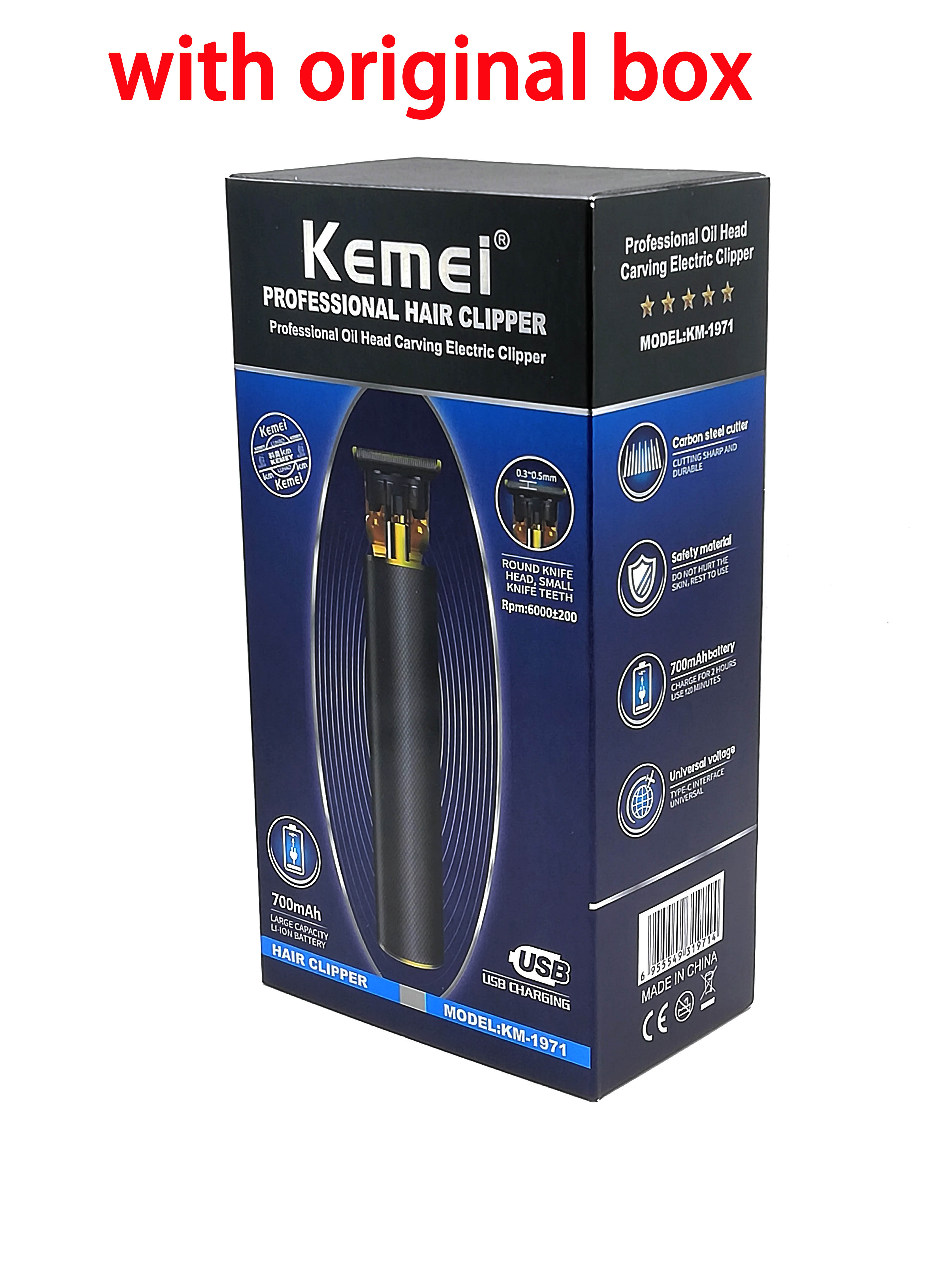 Pro Li T-Outliner Skeleton Heavy Hitter Cordless Trimmer Men 0mm Baldheaded Hair Clipper Finish Hair Cutting Machine Kemei 1971: 1971