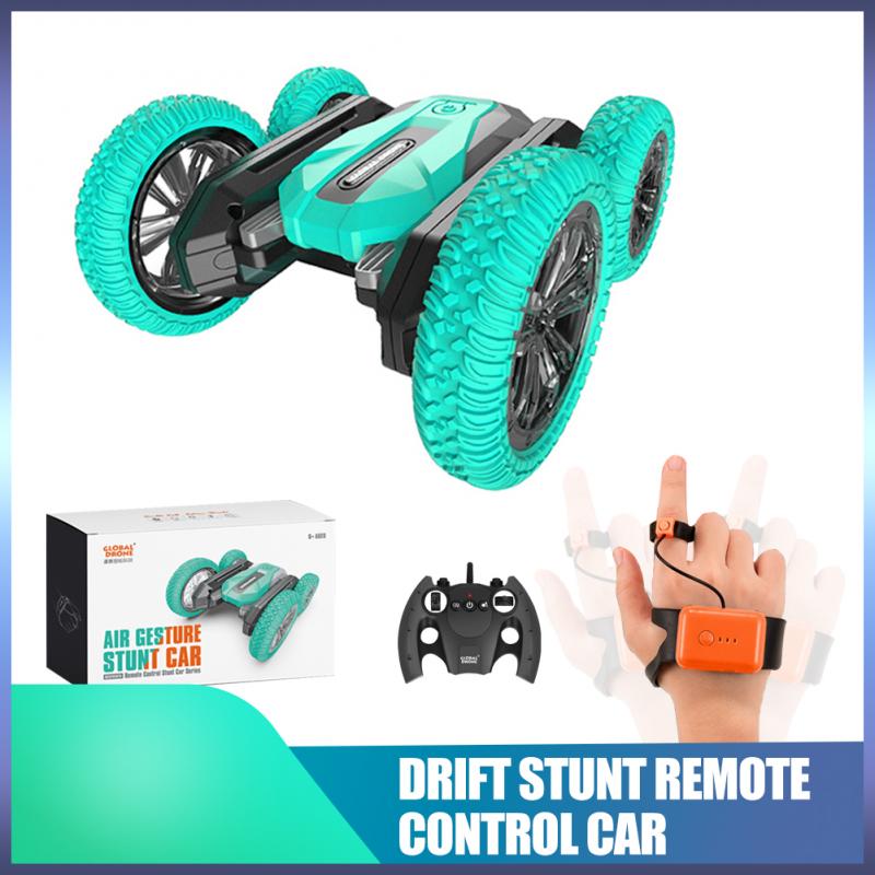 1:28 2.4G Rc Stunt Auto GD99 360 ° Rolling Dubbelzijdig Stunt Auto Vier-Kanaals Drift Remote controle Voertuig Speelgoed Voor Kinderen #1