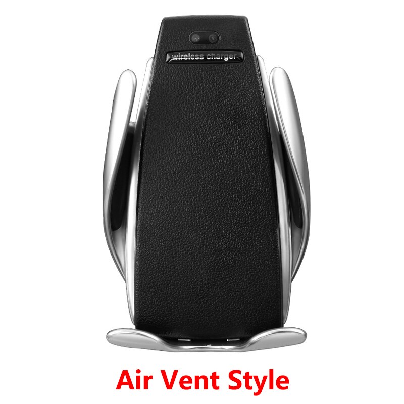 Drahtlose Auto Ladegerät für iPhone Samsung Huawei Smart Auto Clamp 10W Qi Schnelle Lade Auto Montieren Drahtlose Telefon Ladegerät halter 10W: Air Vent Style