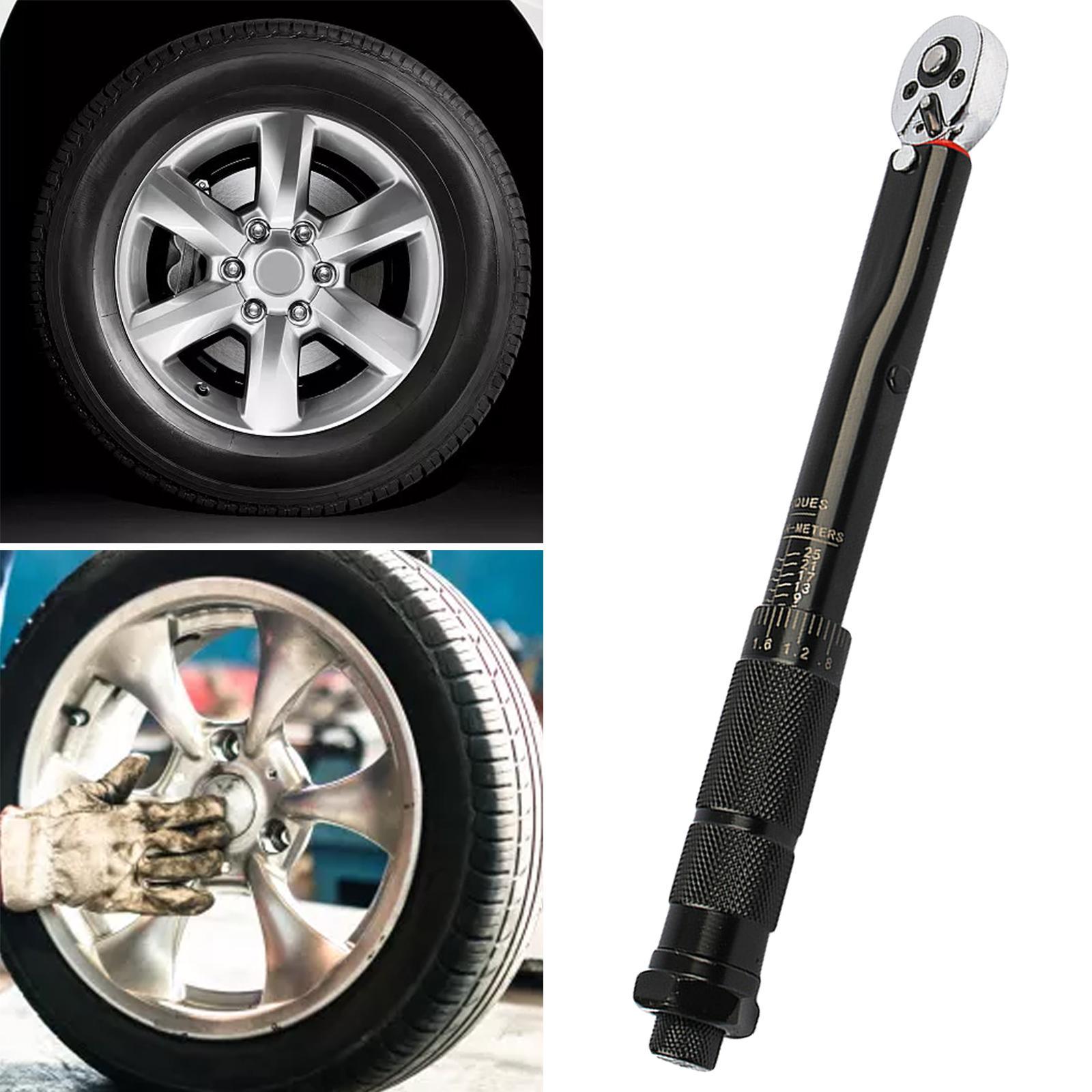 1/4 Drive Torque Wrench 2-24/5-25N Adjustable Profession Outil High Precision Repair Spanner for Installation Car Torquimetro