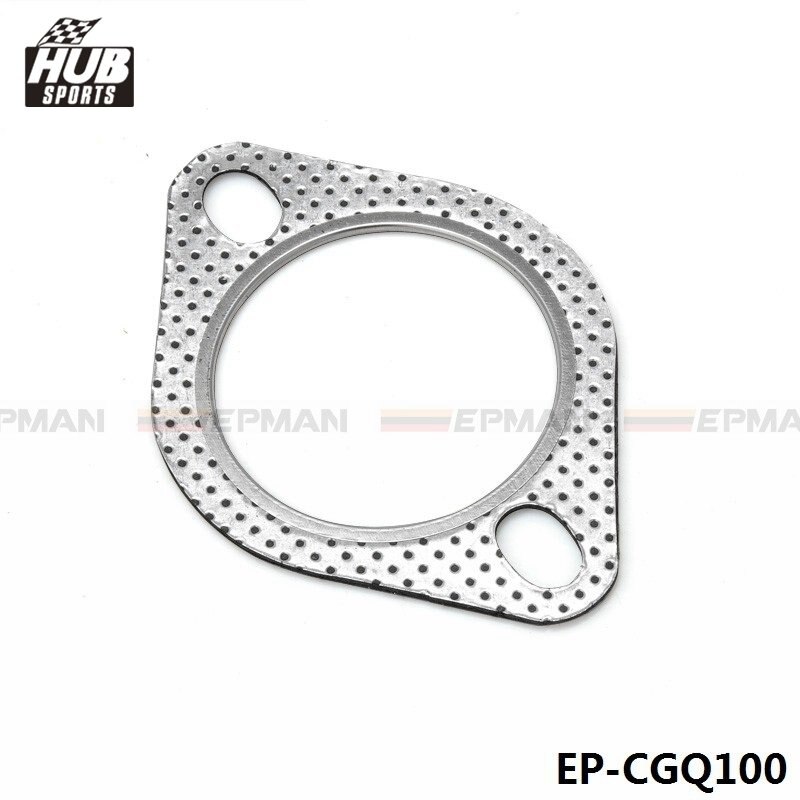 Turbo Exhaust Decat Gasket 2 Bolt Hole Gasket 2.5" - 64 mm For Subaru Impreza WRX STi HU-CGQ100S