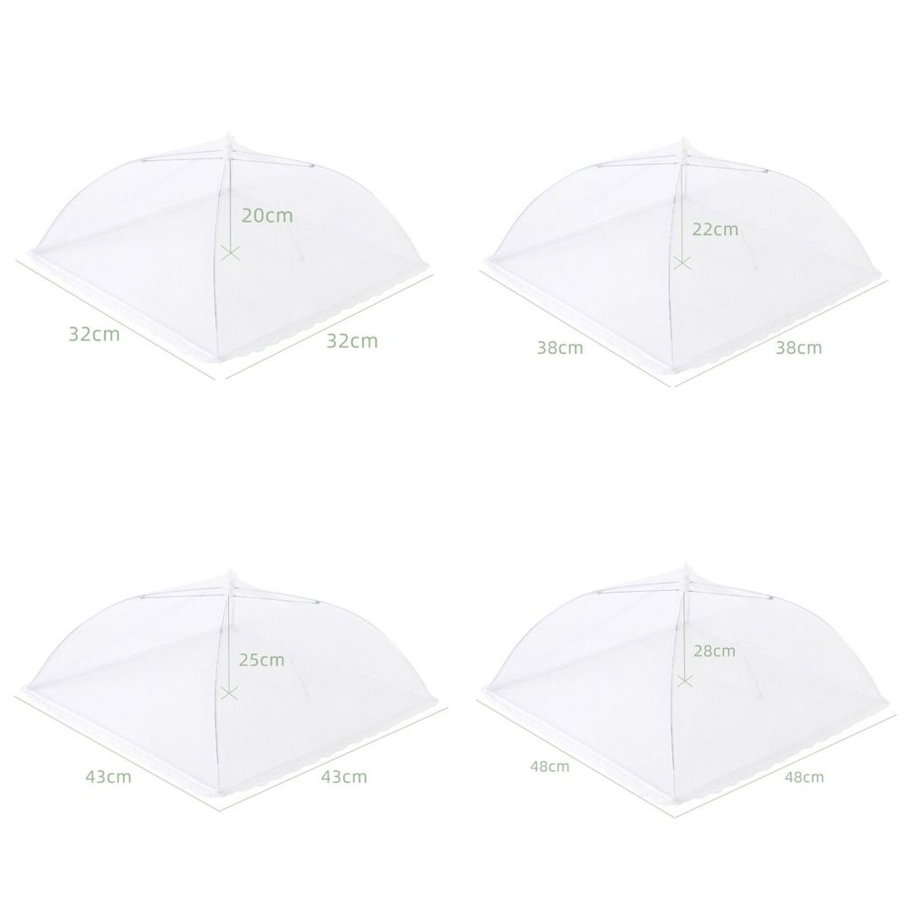 Collapsible Mesh Food Covers Anti-Flying Protective Food Tent Household Dish Lid Dining Table Insect Proof Cover