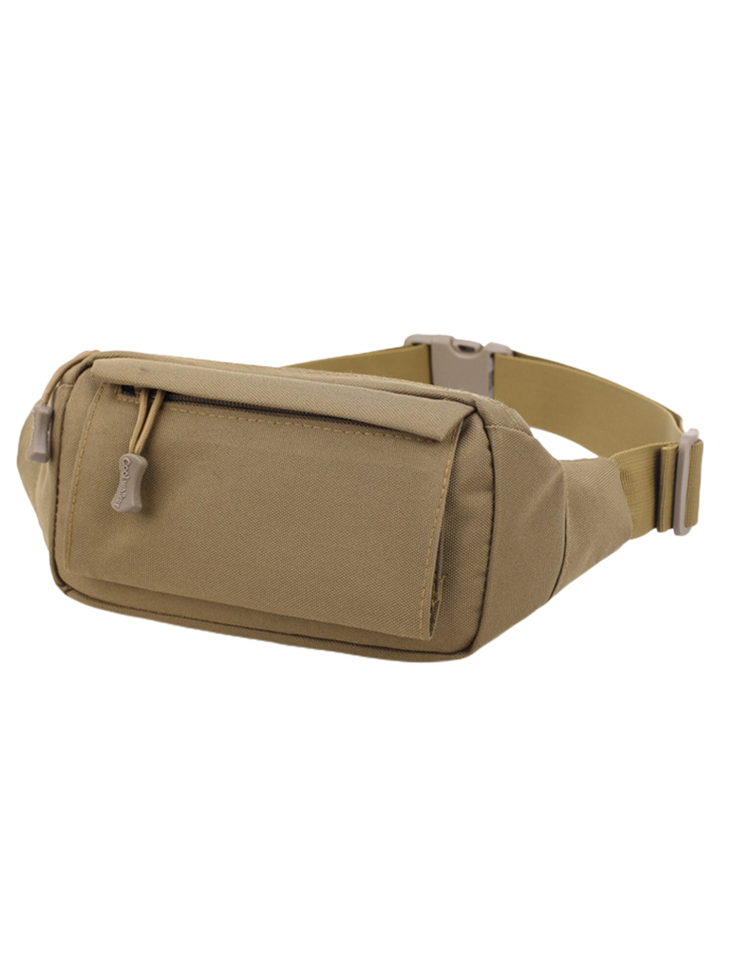 Mænd camouflage print talje taske sport pakke lynlås multifunktionel udendørs skulder skrå bryst taske
