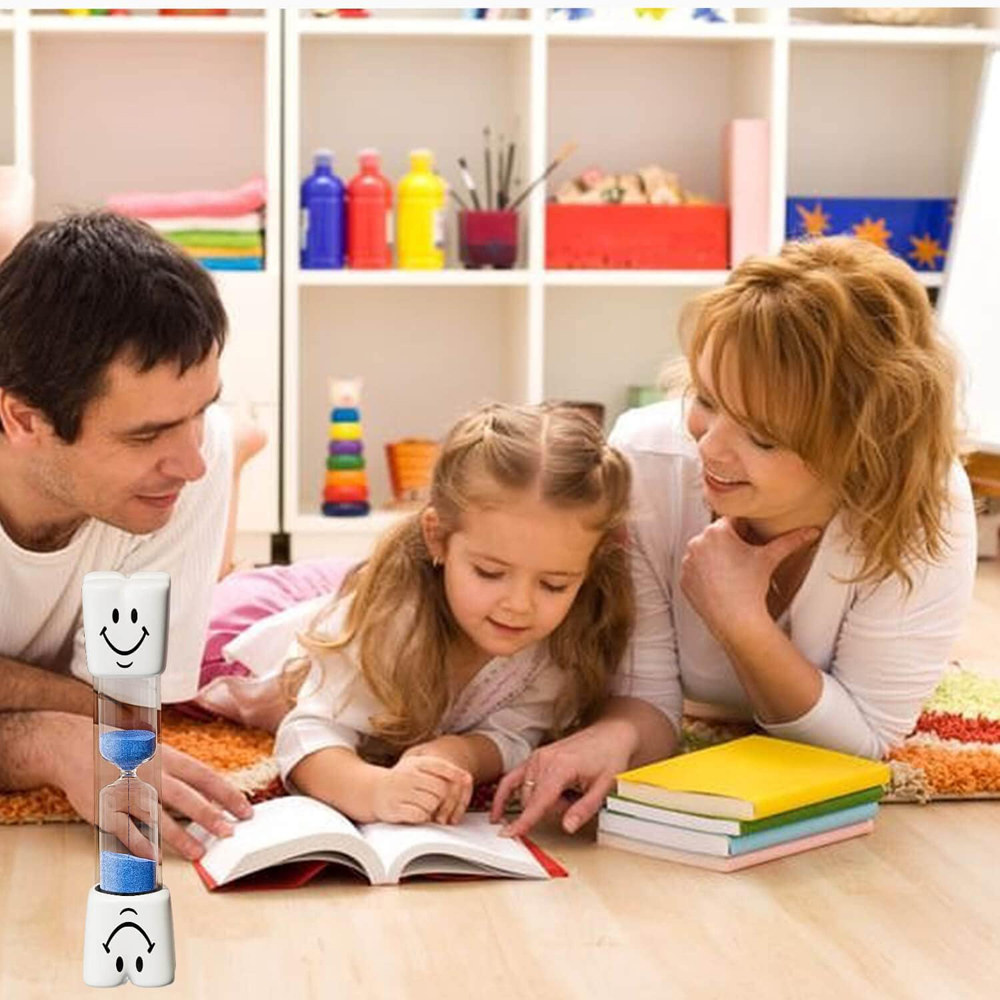 2 Stuks Tand Zand Klok Zand Timer Tandenborstel Timer Zandloper Voor Poetsen Kinderen Tanden Home Decor 3 Minuten Klokken