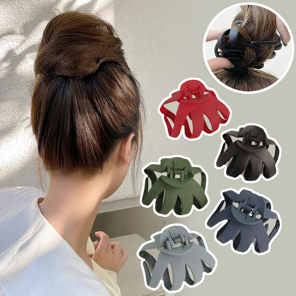 YHJ, estilo, pinza para el pelo de pulpo, Clip de tiburón de gran tamaño, tocados, pinzas para el pelo para mujer, accesorios para el cabello para estilismo diario para niña