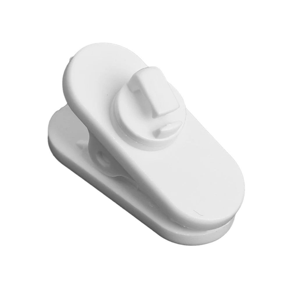 Clips de Cable para auriculares, línea de auriculares giratoria, Clip para ropa, Collar, abrazadera de puño desmontable, gancho, accesorios para auriculares, 1-10 Uds.: S / Azul cielo