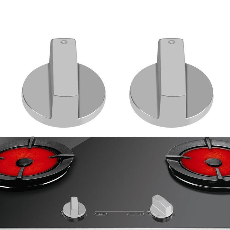 1PC Universal de Metal interruptor giratorio de recambio de manijas 6mm cocina accesorio para Gas Estufa 1 Uds para cocina, perilla de Ov H5W4
