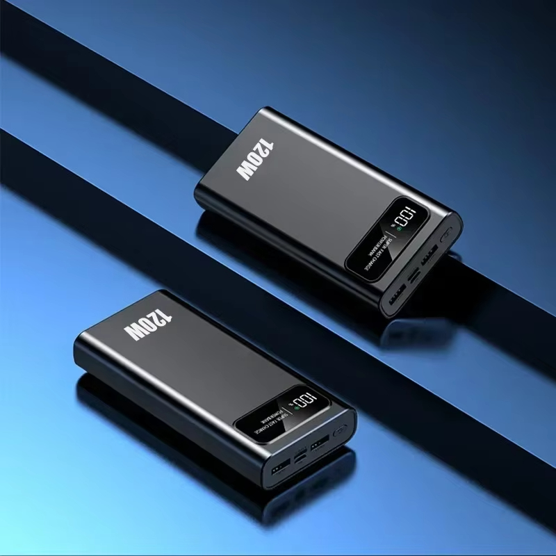 200000mAh Portable Power Bank External Battery High-capacity 120W Super Fast Charging LED Digital Display For Phone Durable