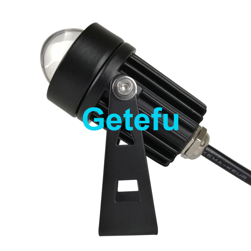 Foco LED al aire libre impermeable IP65 lámpara de pared ángulo estrecho reflector LED 3W 10W lámpara de punto de larga distancia lámpara de arandela de pared