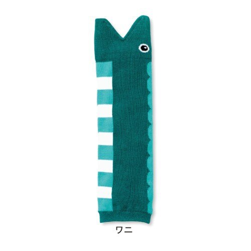 Version coréenne de la climatisation et de la fonction de chaleur bébé et enfant genouillères et requin bouche dessin animé bébé chaussettes: H