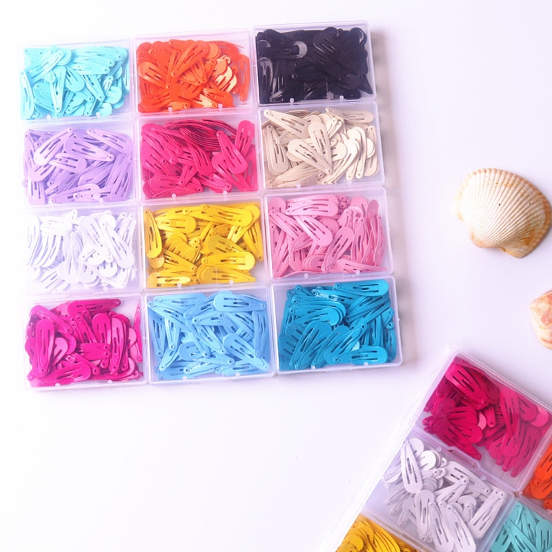 50 Stks/partij 3 Cm Leuke Candy Kleur Baby Clip Meisje Haar Accessoires Prinses Haarspeld Mini Hairclips