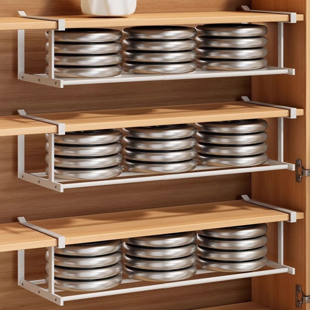 Shoe Rack Retractable Shoes Cabinet Shelf Simple Layered Partition Shoe Tray Storage Household Space-Saving Hanging Shoes Basket