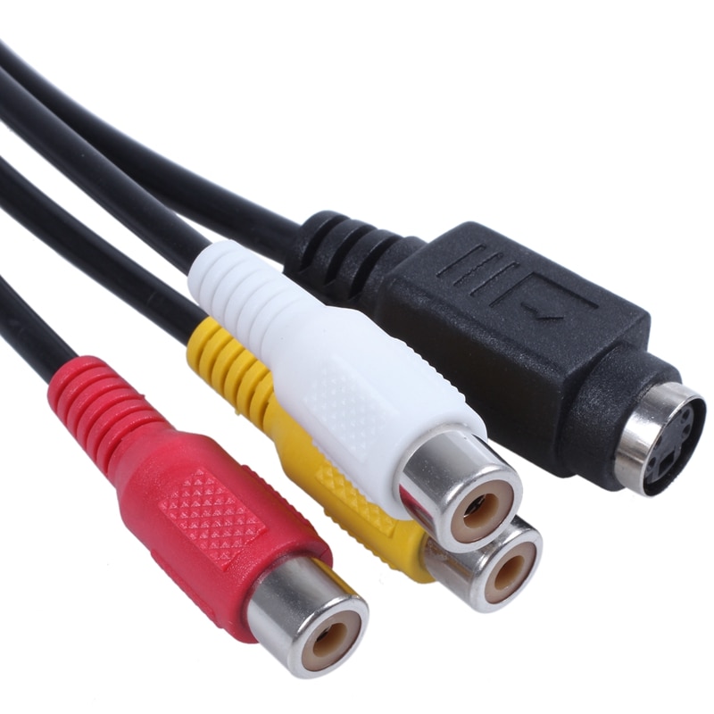 8 tums vga hane  to 3 rca s-video hona av videokabeladapter
