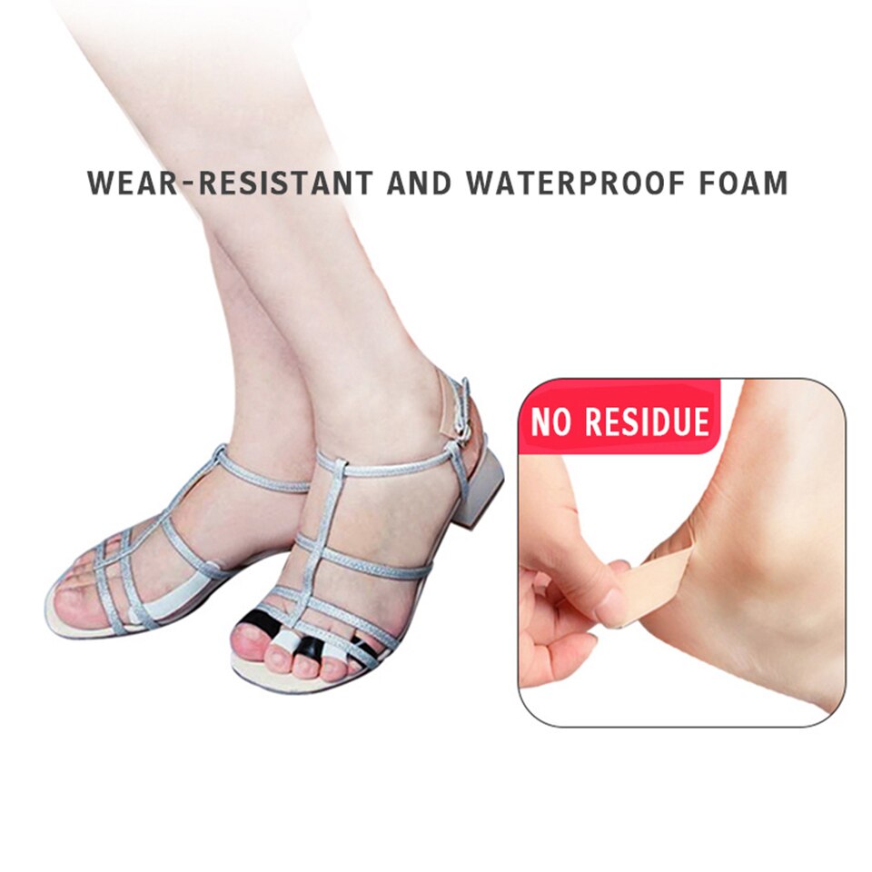 Gobygo multifunções à prova dmultifunction água calcanhar adesivo espuma resistente ao desgaste sapatos de futebol basquete remendo inserções dor aliviar almofada