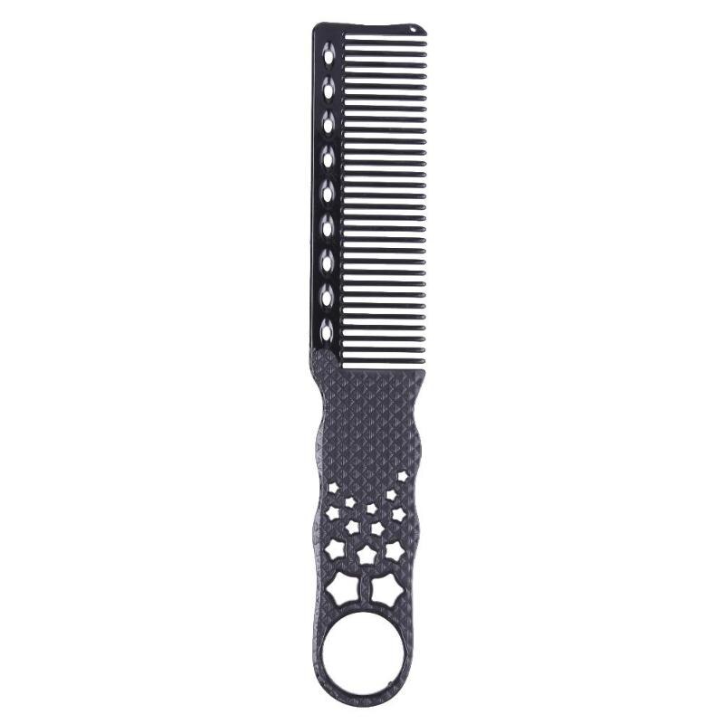 Professionele Salon Kammen Anti-statische Plastic Hars Kam Mannen Vrouwen Haar Styling Platte Kammen Kappers Hair Styling Tools: 04