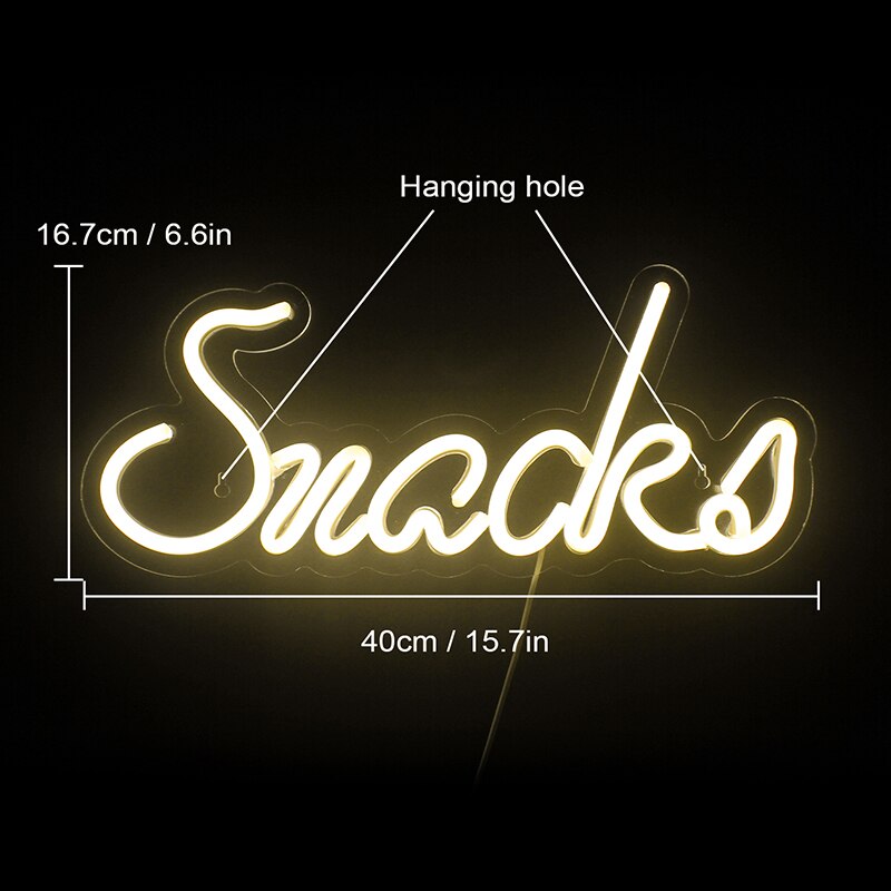 ineonlife Led Snacks Letter Neon Lights For Shop S... – Vicedeal
