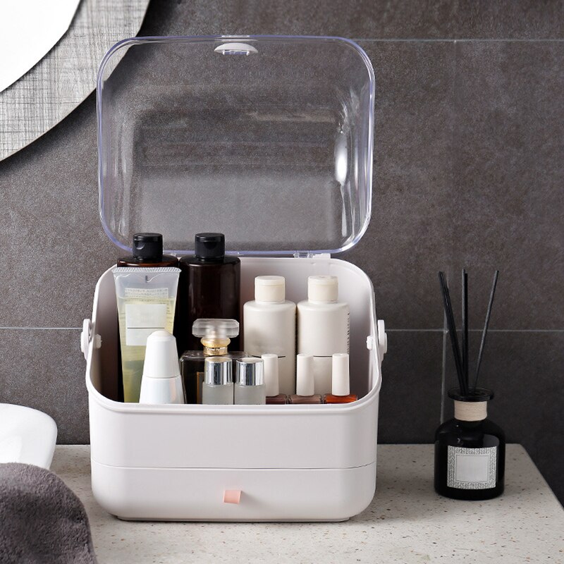 Makeup Organizer Organizer Box Makeup Storage Makeup Box Acrylic Makeup Organizer Acrylic Container Eyelash Mirror