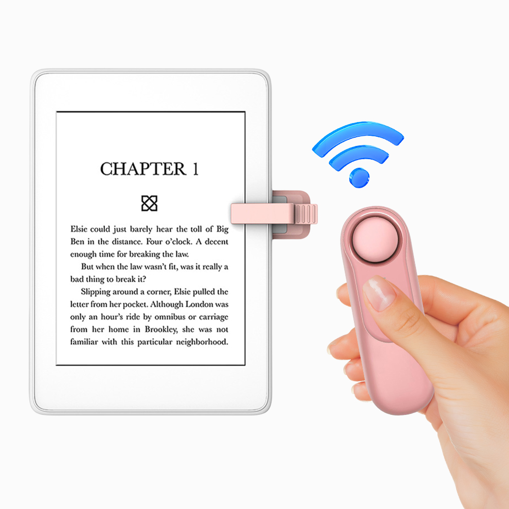 RF Remote Control Page Turner Taking Photo Camera Video Recording Remote Trigger Clicker Page Turner for Kindle Paperwhite