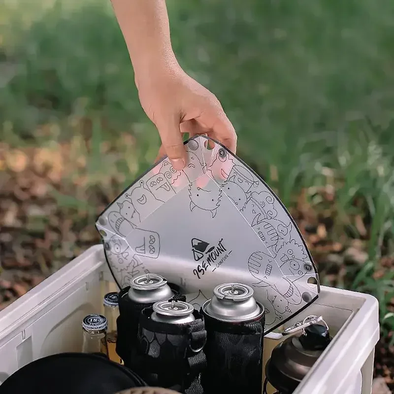 Ultraleichtes tragbares faltbares Camping geschirr Outdoor-Klapp schale Teller becher Filter Reise Schneide brett Lebensmittel Geschirr