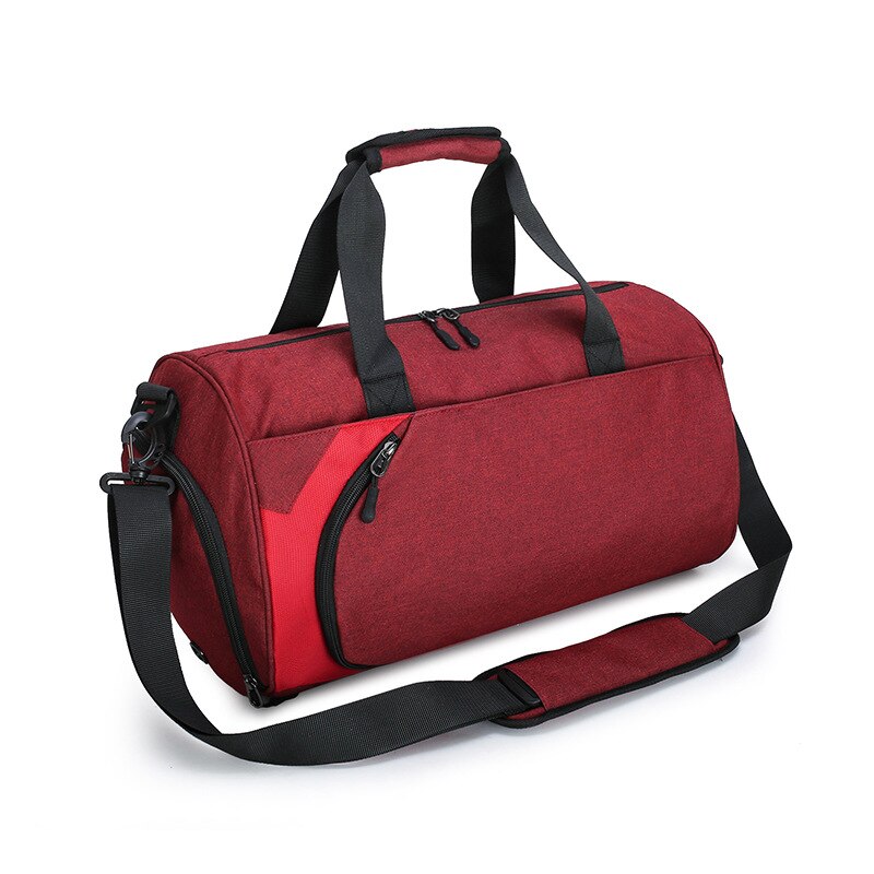 Multifunctionele Grote Capaciteit Mannen Reistas Waterdichte Outdoor Fitness Sport Weekend Tassen Schouder Handtas Met Schoen Zakje