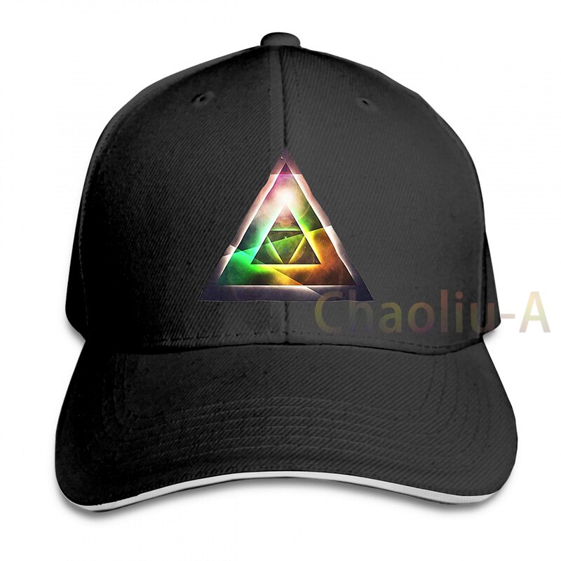 Spiritual Path Triangle Pyramid Chakra Numerology Clip Svg Japan Rianbow Baseball cap men Trucker Hats adjustable cap: 1-Black