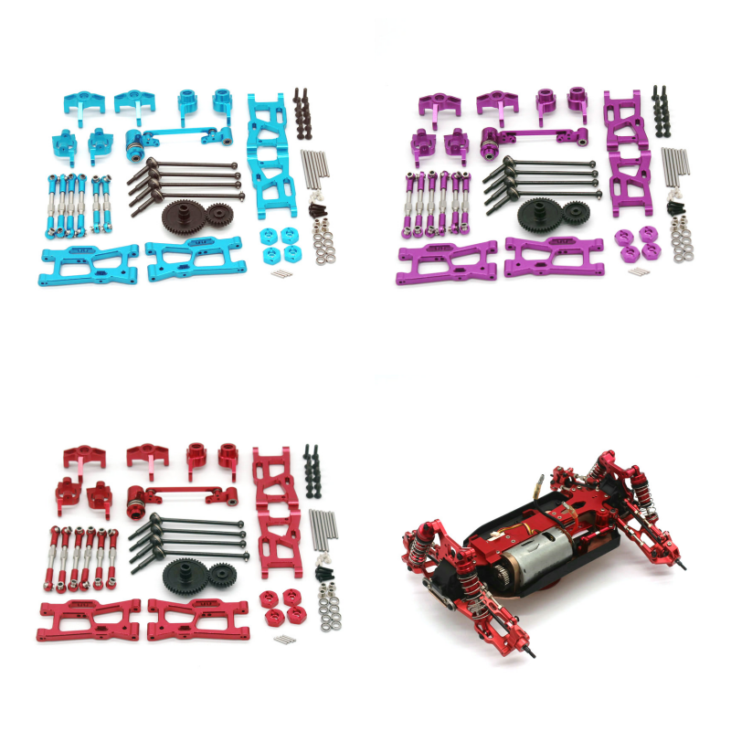 Wltoys 144001 124016 124017 124019 124018 RC op afstand bestuurbare auto 4MD Universele metalen upgrade-accessoires voor algemeen gebruik Kwetsbare set
