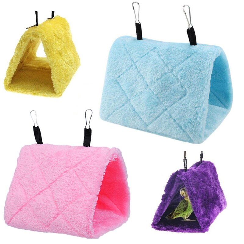 Cage à Hamster pour animal domestique, nid suspendu, perroquet, perruche, lit , hamac pour Rat, jouets pour l'hiver, nichoir, chalet