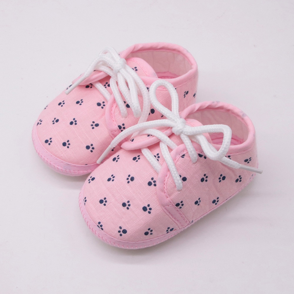 Babyschoenen Schoenen Voor Pasgeboren Baby Meisjes Schoenen Brief Footprint Plaid Anti-Slip Schoeisel Crib Schoenen Zapatos Для Новорожденных