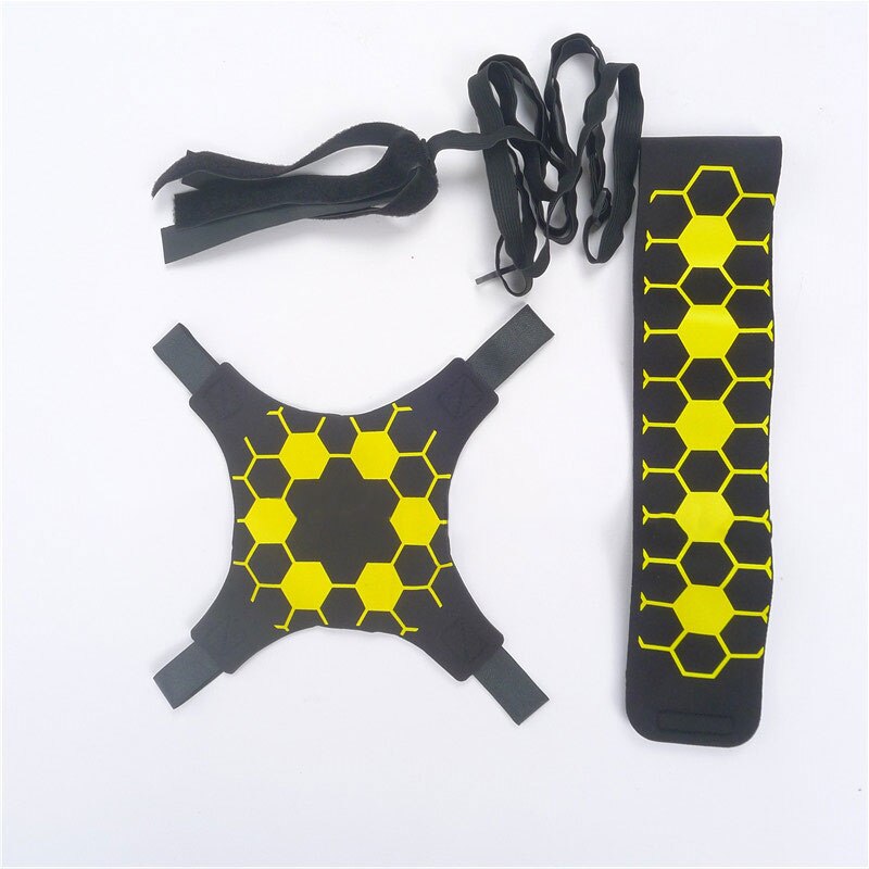 Football training belt, football sports aid equipment 5 adjustable football ball solo kick practice belt 4 fits football ball size e 3: Color c