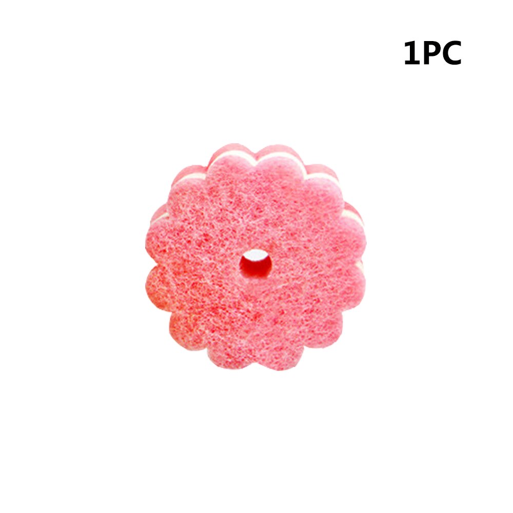 Esponja para lavar platos, estropajo de flores coreanas, bloque de esponja de limpieza de cocina, toalla de limpieza: 2-Mix Color