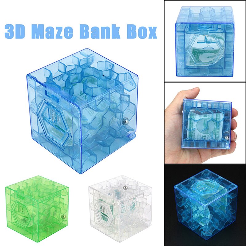 3D Mini Speed Kubus Doolhof Magische Kubus Puzzel Puzzel Spel Labyrint Rollende Bal Speelgoed Leren Speelgoed Voor Chilren Volwassen