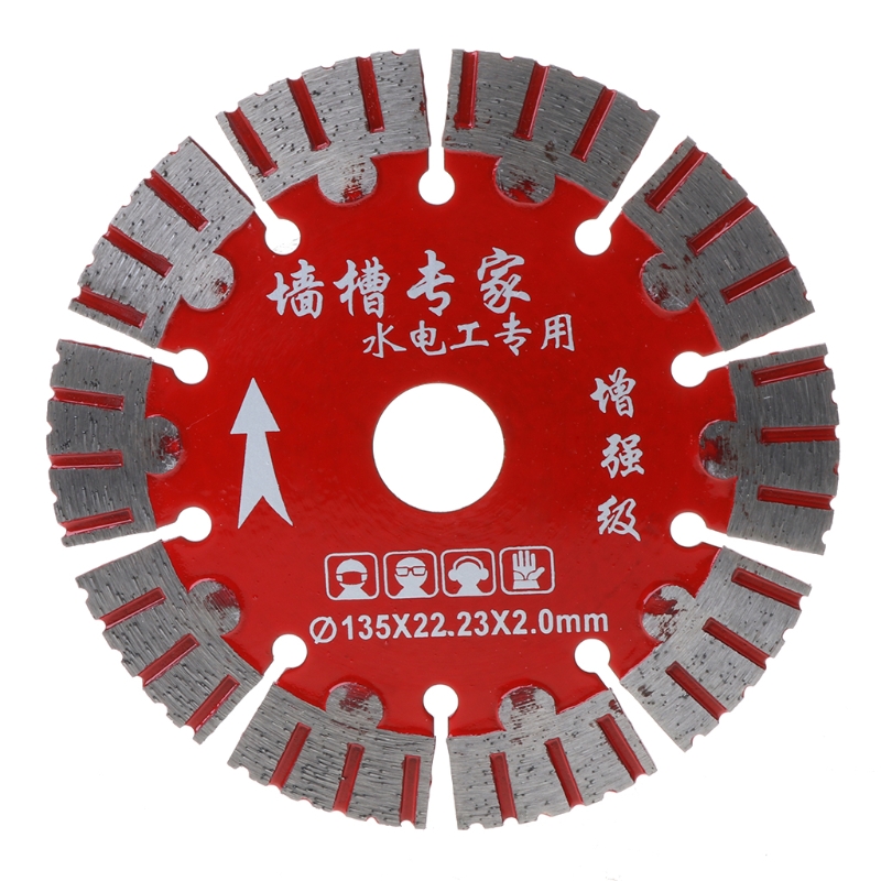 Lame de scie 133mm, disque de coupe à sec Super fin pour marbre, béton, porcelaine, carrelage, granit, pierre de Quartz adapté à la coupe de couteaux