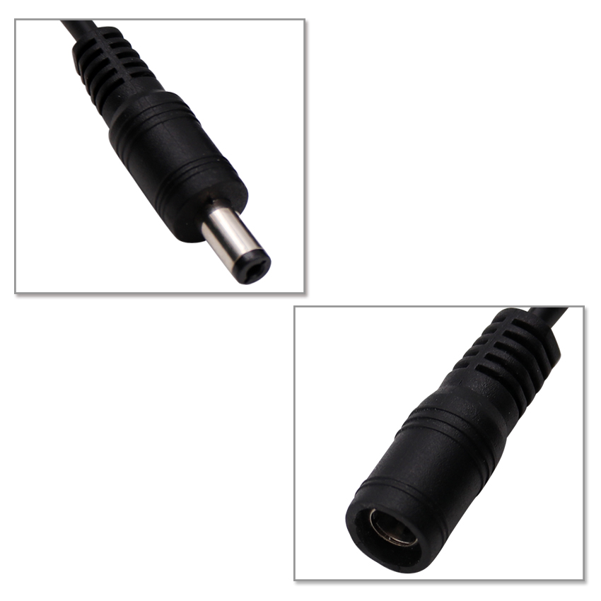 5-24V DC Connector Power Plug With 1M 2M 3M 5M 10M Extension Wire 5.5 X 2.1 mm DC Female Male Jack Adapter Accessories