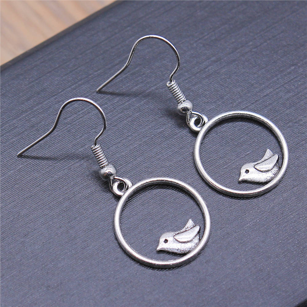 1 Pair Phoenix Earring Connector Womens Hoop Earrings Earring For Women Dangle Earring: 18x20mm