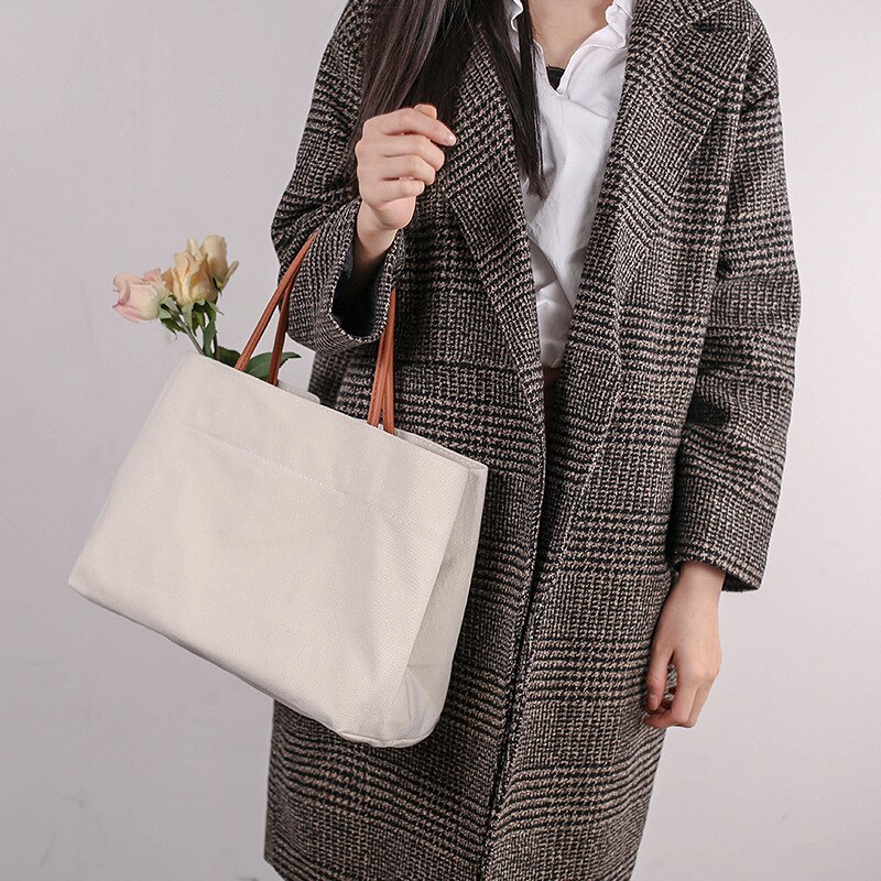 Mode Vrouwen Tas Tassen Handtassen Vrouwen Vrouwen Schoudertassen + Canvas 2 Kleuren 100% Garantie WH86