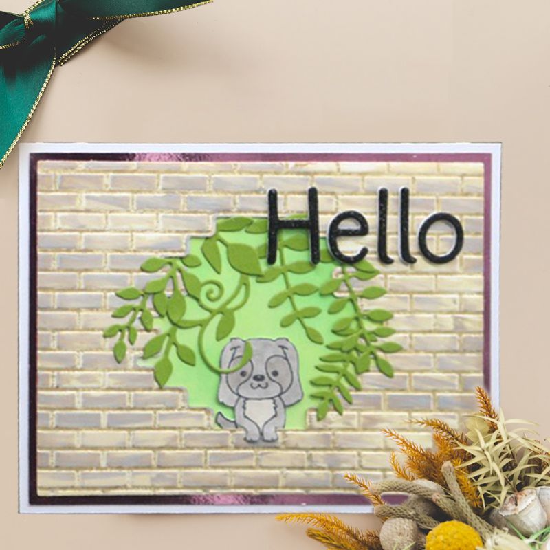 3D Embossing Folder With Cut Love Arrow DIY Paper Cutting Dies Scrapbooking