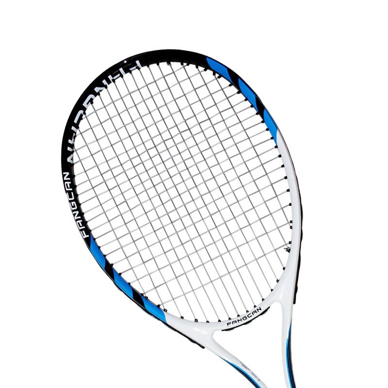 Tennis Racket Blue Pink Carbon Integration Tennis Rackets Training Racquet Sports Man Woman Tennis Racket With Bag