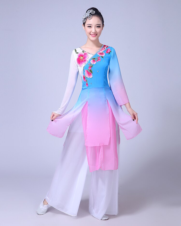 Hanfu vrouwen traditionele chinese dans kostuum danser kostuum oude chinese kostuum hanfu jurk chinese kostuum yangko