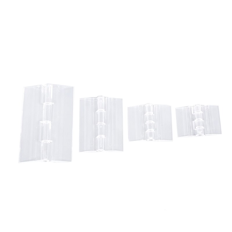 1pcs Acrylic Folding Hinges Transparent Plexiglass Hinge Durable Clear 8 Sizes