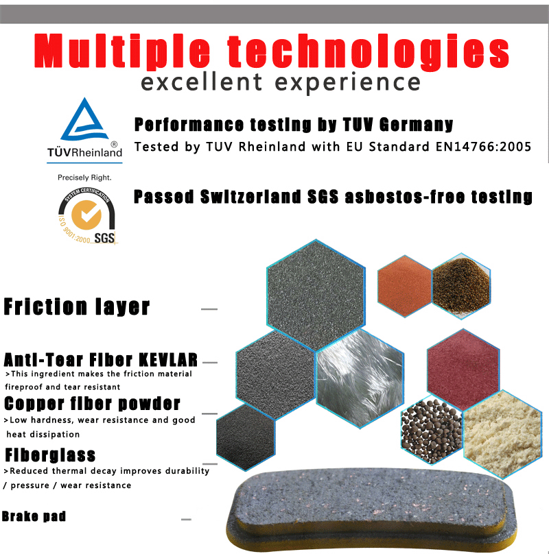4 Pair（8pcs）Ceramics Mountain E-BIKE Bicycle Disc Brake Pads For SRAM AVID Rival 22 S700 B1 Red 22 Force 22 CX Accessories